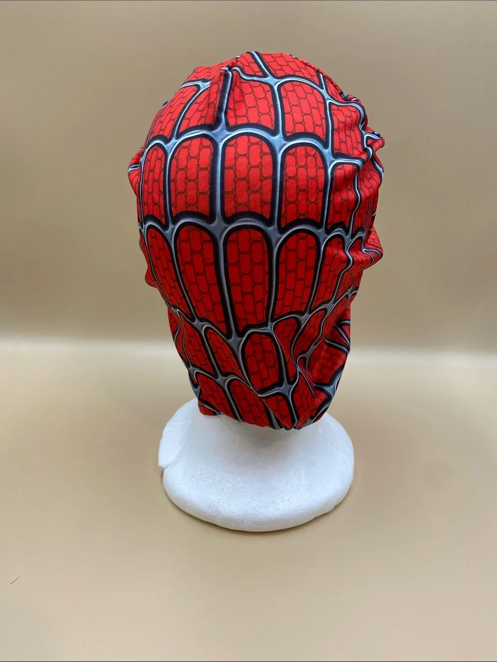 Mens Spider-Inspired Red & Blue Face Mask Costume Set Spider-Man large new